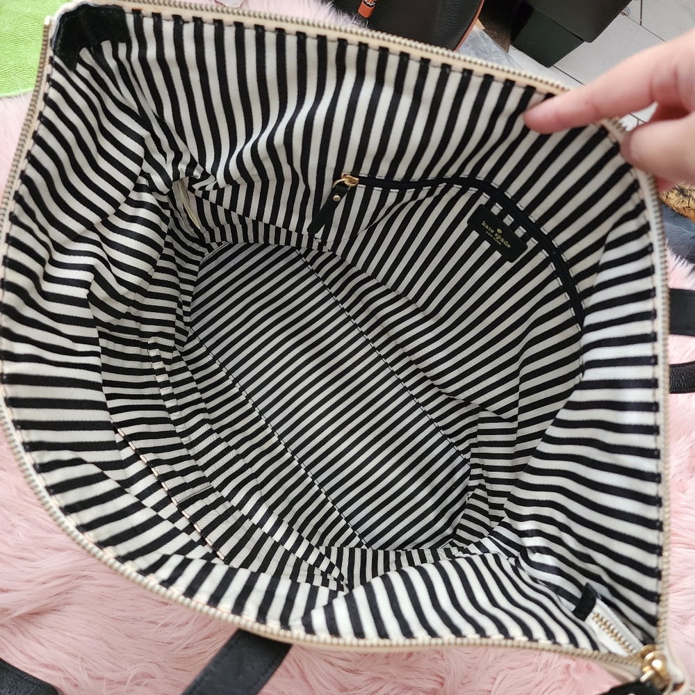 Kate Spade Tequila is not my friend zipper canvas tote - Picture 8 of 13